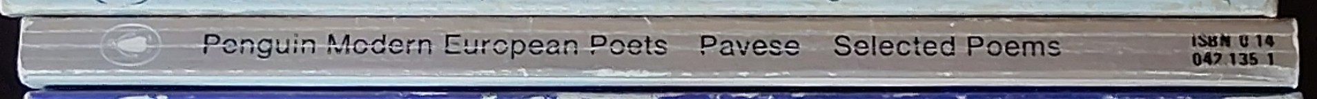 Cesare Pavese  SELECTED POEMS (Penguin Modern European Poets) spine of book image