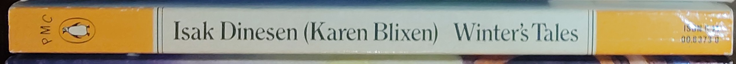 Isak Dinesen  WINTER'S TALES spine of book image