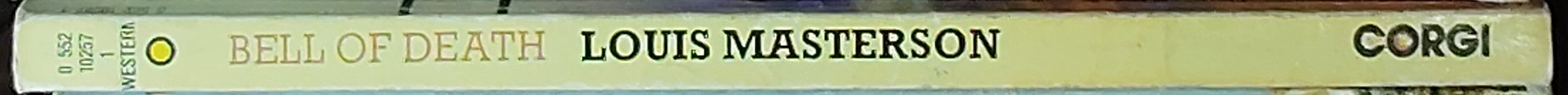 Louis Masterson  BELL OF DEATH spine of book image
