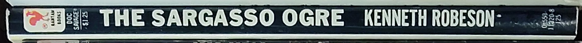 Kenneth Robeson  DOC SAVAGE: THE SARGASSO OGRE spine of book image