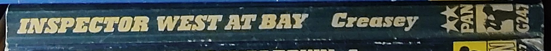 John Creasey  INSPECTOR WEST AT BAY spine of book image