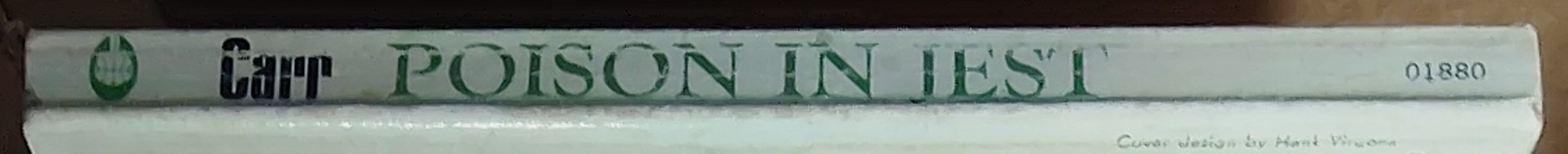John Dickson Carr  POISON IN JEST spine of book image