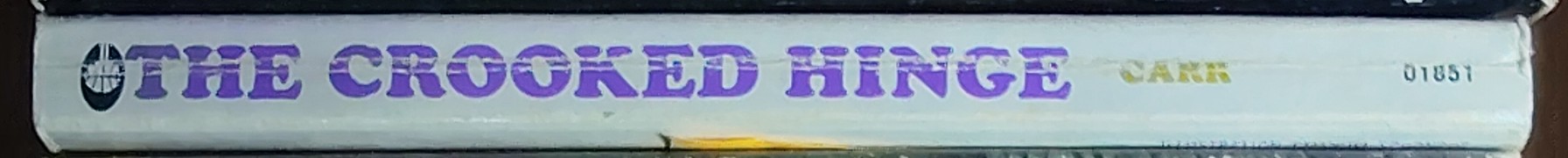 John Dickson Carr  THE CROOKED HINGE spine of book image