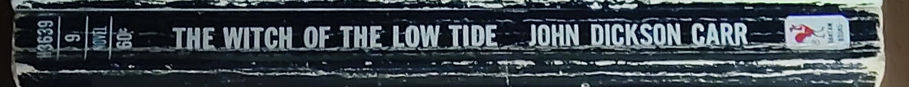 John Dickson Carr  THE WITCH OF THE LOW TIDE spine of book image