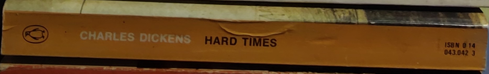 Charles Dickens  HARD TIMES spine of book image