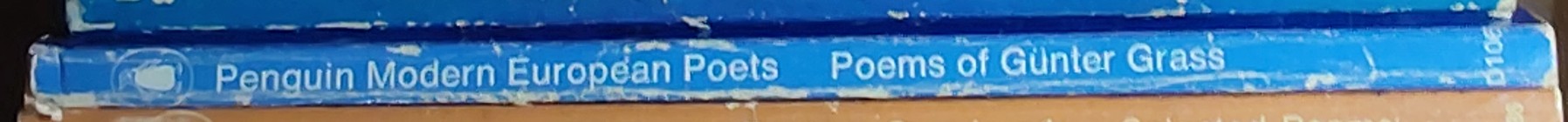 Gunter Grass  POEMS OF GUNTER GRASS (Penguin Modern European Poets) spine of book image