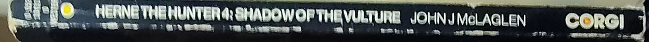 John McLaglen  HERNE THE HUNTER 4: SHADOW OF THE VULTURE spine of book image