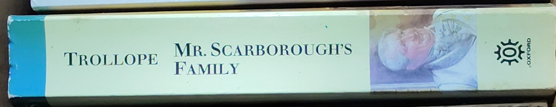 Anthony Trollope  MR. SCARBOROUGH'S FAMILY spine of book image