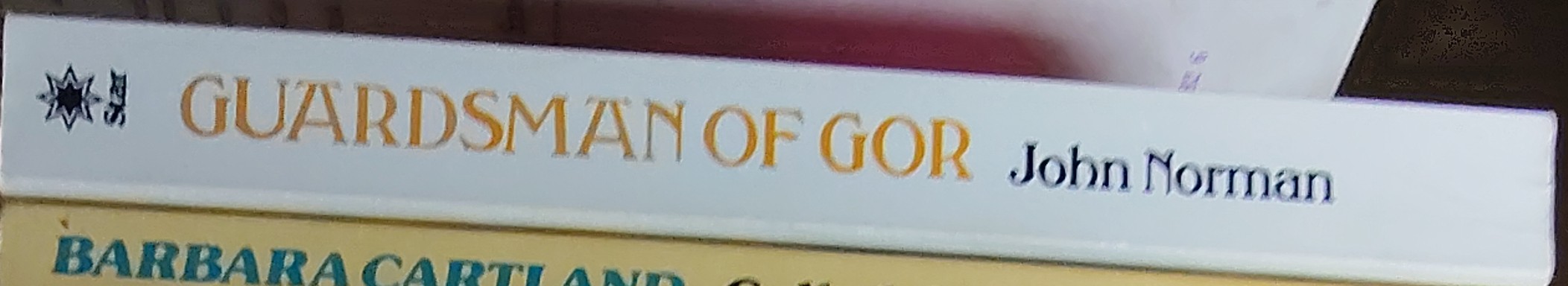 John Norman  GUARDSMAN OF GOR spine of book image