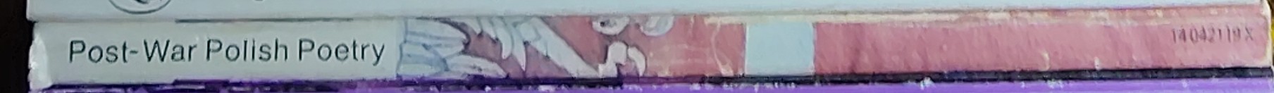 Czeslaw Milosz (Edits_and_translates) POST-WAR POLISH POETRY spine of book image