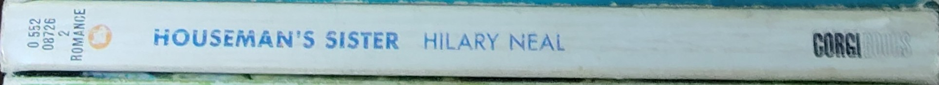 Hilary Neal  HOUSEMAN'S SISTER spine of book image