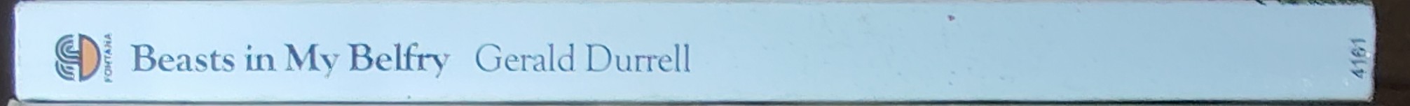 Gerald Durrell  BEASTS IN MY BELFRY spine of book image
