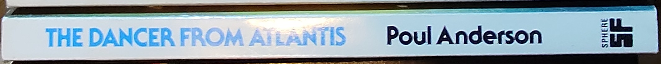 Poul Anderson  THE DANCER FROM ATLANTIS spine of book image