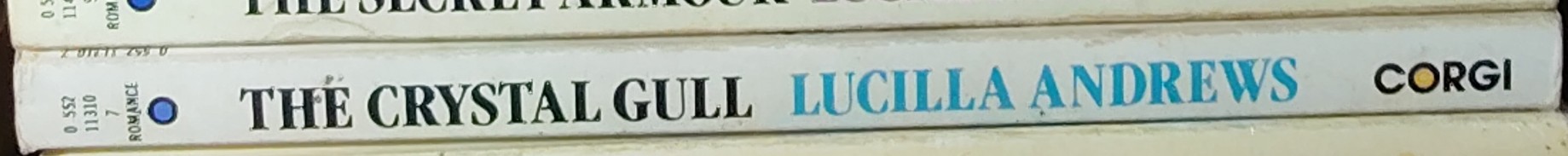 Lucilla Andrews  THE CRYSTAL GULL spine of book image