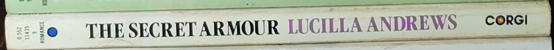 Lucilla Andrews  THE SECRET ARMOUR spine of book image