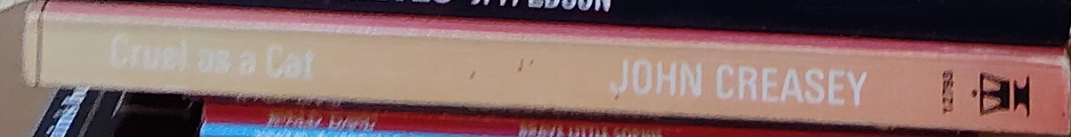 Michael Halliday  CRUEL AS A CAT spine of book image