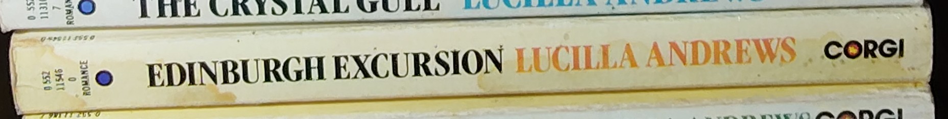 Lucilla Andrews  EDINBURGH EXCURSION spine of book image