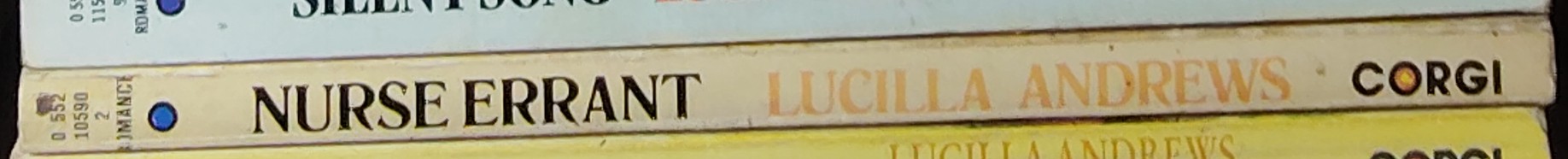 Lucilla Andrews  NURSE ERRANT spine of book image