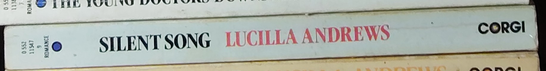 Lucilla Andrews  SILENT SONG spine of book image