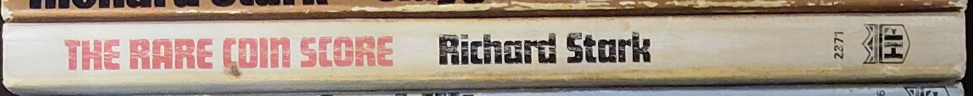 Richard Stark  THE RARE COIN SCORE spine of book image