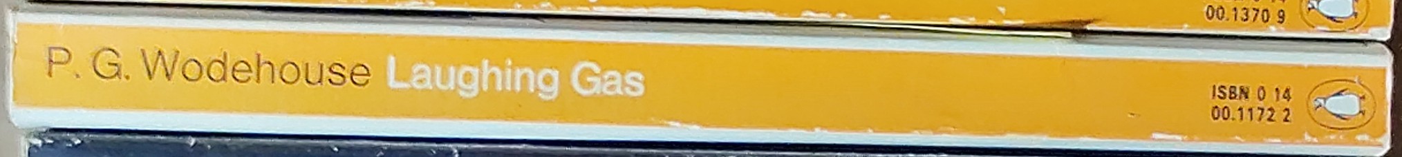 P.G. Wodehouse  LAUGHING GAS spine of book image