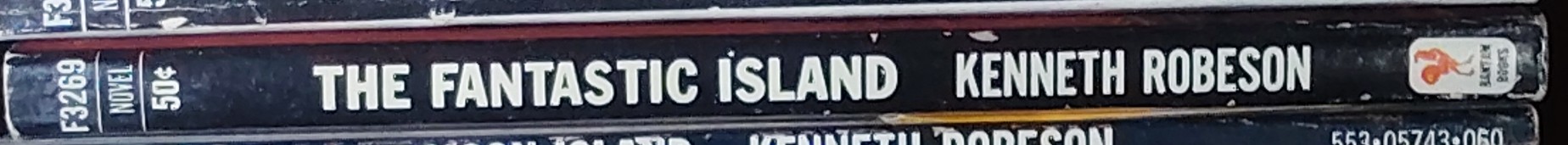 Kenneth Robeson  DOC SAVAGE: THE FANTASTIC ISLAND spine of book image