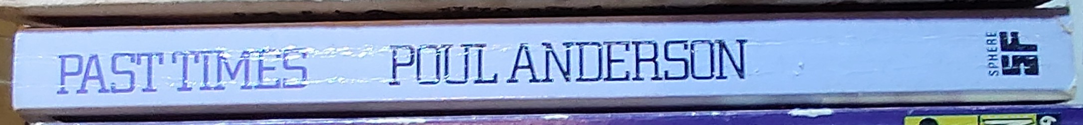 Poul Anderson  PAST TIMES spine of book image