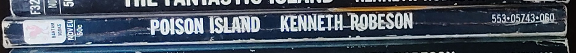 Kenneth Robeson  DOC SAVAGE: POISON ISLAND spine of book image