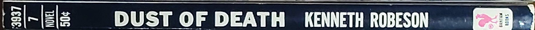 Kenneth Robeson  DOC SAVAGE: DUST OF DEATH spine of book image