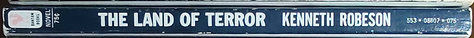 Kenneth Robeson  DOC SAVAGE: THE LAND OF TERROR spine of book image
