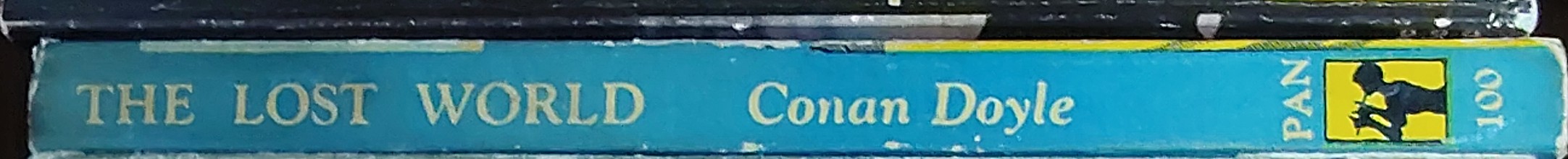 Sir Arthur Conan Doyle  THE LOST WORLD spine of book image