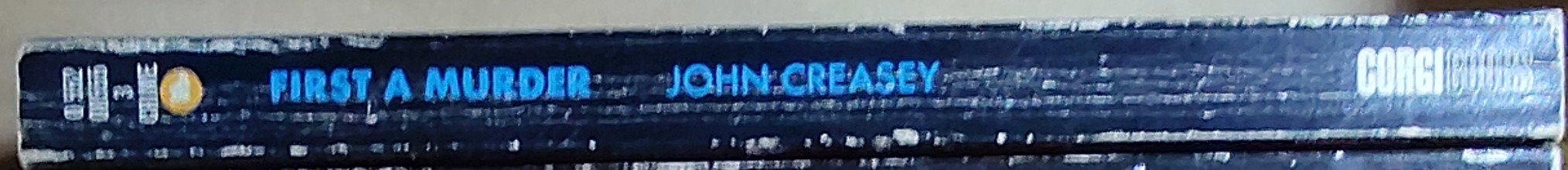 Jeremy York  FIRST A MURDER spine of book image