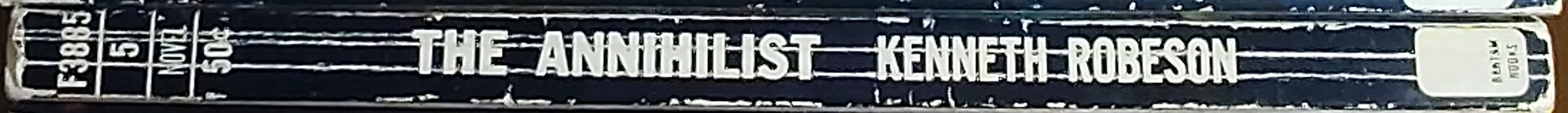 Kenneth Robeson  DOC SAVAGE: THE ANNIHILIST spine of book image