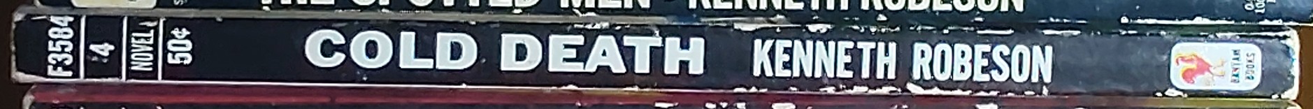 Kenneth Robeson  DOC SAVAGE: COLD DEATH spine of book image