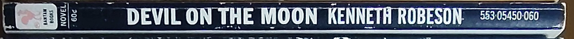 Kenneth Robeson  DOC SAVAGE: DEVIL ON THE MOON spine of book image