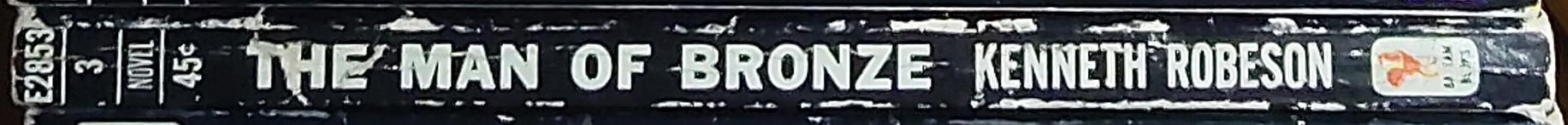 Kenneth Robeson  DOC SAVAGE: THE MAN OF BRONZE spine of book image