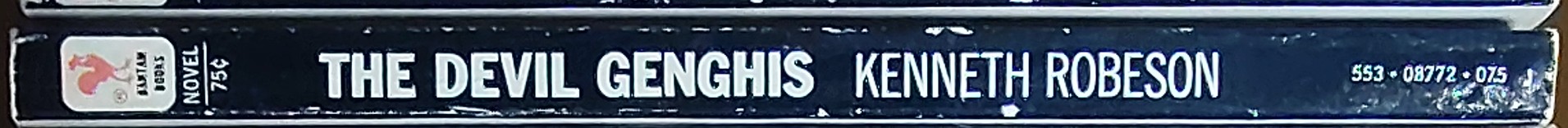 Kenneth Robeson  DOC SAVAGE: THE DEVIL GENGHIS spine of book image