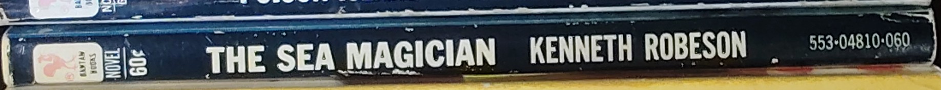 Kenneth Robeson  DOC SAVAGE: THE SEA MAGICIAN spine of book image