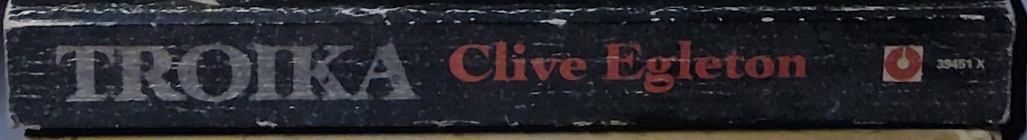 Clive Egleton  TROIKA spine of book image