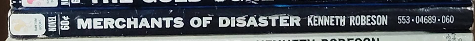 Kenneth Robeson  DOC SAVAGE: MERCHANTS OF DISASTER spine of book image