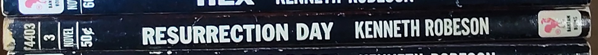 Kenneth Robeson  DOC SAVAGE: RESURRECTION DAY spine of book image