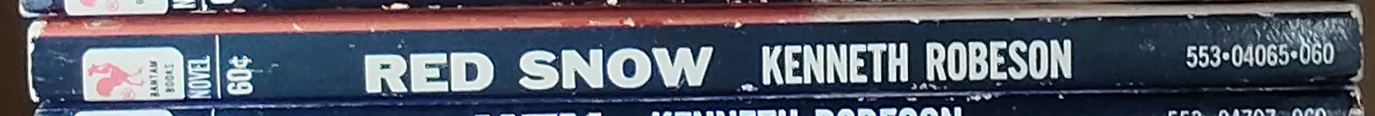 Kenneth Robeson  DOC SAVAGE: RED SNOW spine of book image