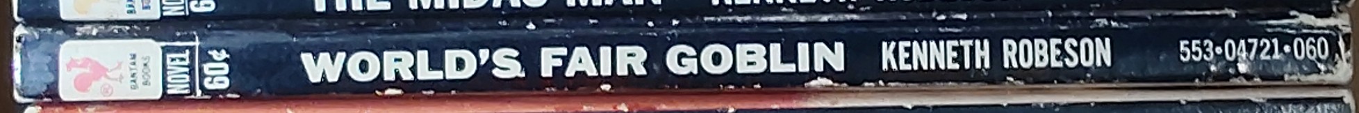 Kenneth Robeson  DOC SAVAGE: WORLD'S FAIR GOBLIN spine of book image