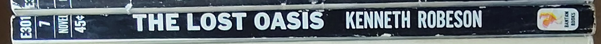 Kenneth Robeson  DOC SAVAGE: THE LOST OASIS spine of book image