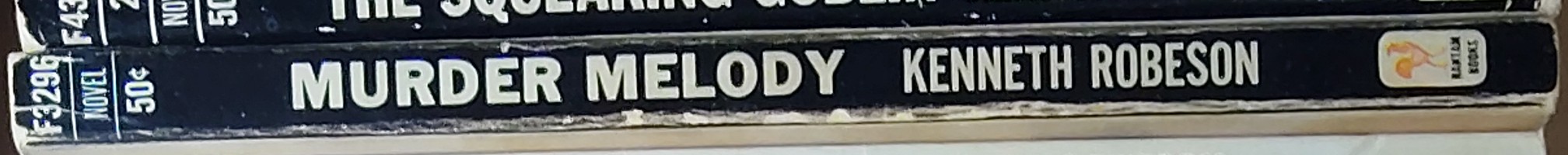 Kenneth Robeson  DOC SAVAGE: MURDER MELODY spine of book image