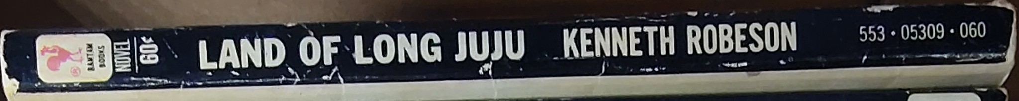 Kenneth Robeson  DOC SAVAGE: LAND OF LONG JUJU spine of book image