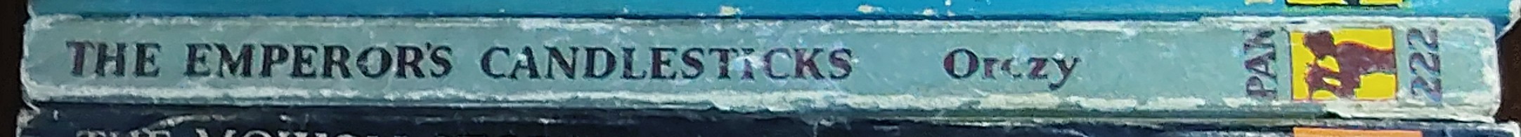 Baroness Orczy  THE EMPEROR'S CANDLESTICKS spine of book image