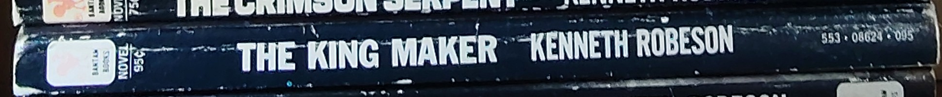 Kenneth Robeson  DOC SAVAGE: THE KING MAKER spine of book image