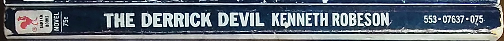 Kenneth Robeson  DOC SAVAGE: THE DERRICK DEVIL spine of book image