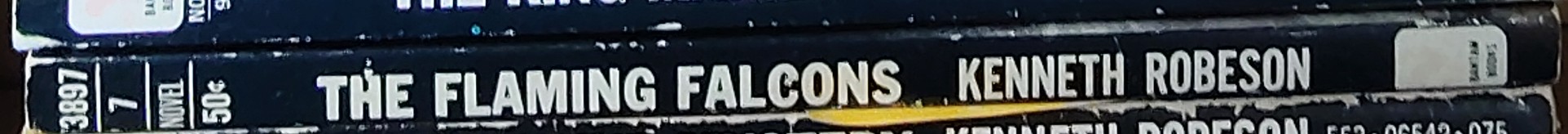 Kenneth Robeson  DOC SAVAGE: THE FLAMING FALCONS spine of book image